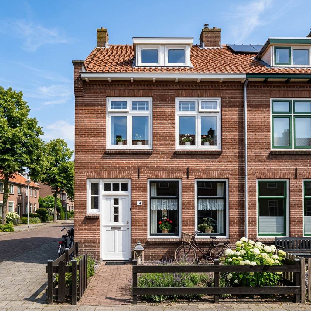 Buitenschilderwerk rijtjeshuis